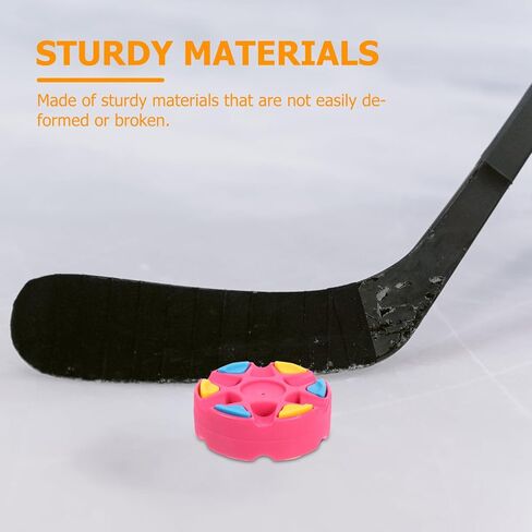Roller Hockey Puck Ice Hockey Puck Pink Sturdy for Adult and Street and Indoor Roller Skating Sports in Saudi Arabia
