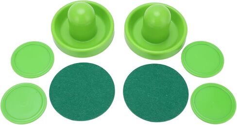 96mm Table Hockey Pushers Pucks Set Replacement for Game Tables Goalies Header Kit Hockey Hard and Thick Quality 2 Each Package Includes Pushers with Flannelette Table in Saudi Arabia