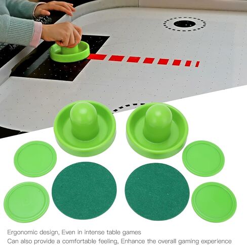 96mm Table Hockey Pushers Pucks Set Replacement for Game Tables Goalies Header Kit Hockey Hard and Thick Quality 2 Each Package Includes Pushers with Flannelette Table in Saudi Arabia