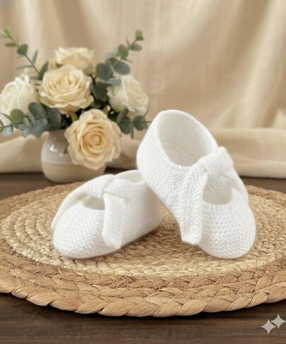 جوارب الأطفال المحبوكة أحذية رضعية من القطن الأول - مصنوعة في إسبانيا in Kuwait