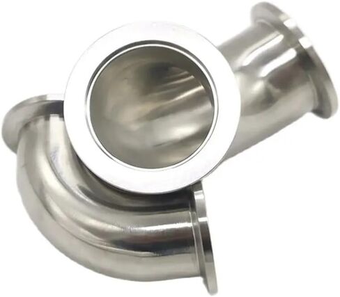 تركيب الفراغ، موصل فراغ KF، الفولاذ المقاوم للصدأ 304 90 درجة KF50 تركيبات فراغ الكوع ISO-KF حجم الحافة NW50 in Kuwait