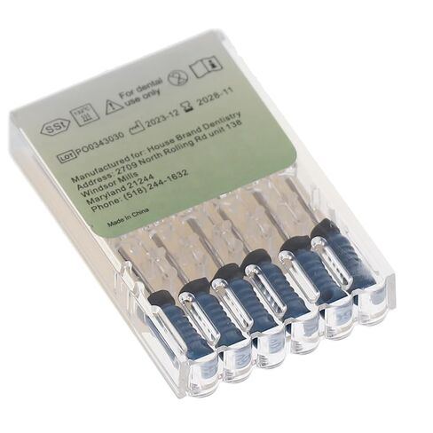 400495 مبرد أسنان HSB Hedstrom مقاس 31 مم #60 من الفولاذ المقاوم للصدأ باللون الأزرق 6/عبوة in Saudi Arabia