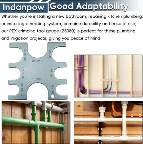 أداة تجعيد Go No-Go Gauge 23080 تركيبات السباكة Pex 23080 (عبوتان) in Saudi Arabia