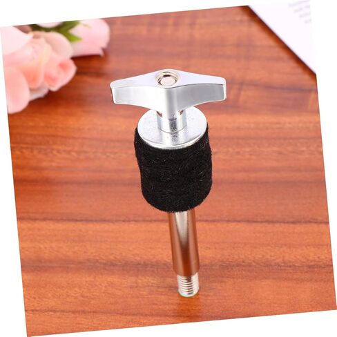 HANABASS Cymbal Stacker Iron Plated Drum Hanging Screw Durable Drum Accessories for High Pitch Instruments Easy Installation Polished Finish Replacement Part in Saudi Arabia