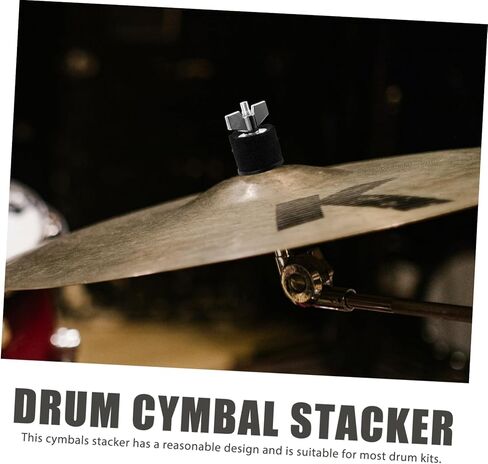 حامل مكدس الصنج المعدني لحامل Hihat مجموعة الطبل المتينة ملحق لإضافة الصنج وأدوات الإيقاع، هيكل معدني موثوق به لسهولة الإعداد in Kuwait