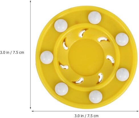 Zerodeko Roller Hockey Puck for Men and Women International Standard Game Puck with Smooth Glide for Indoor and Outdoor Training Synthetic Ice Ball for Professional Roller Hockey Practice in Saudi Arabia