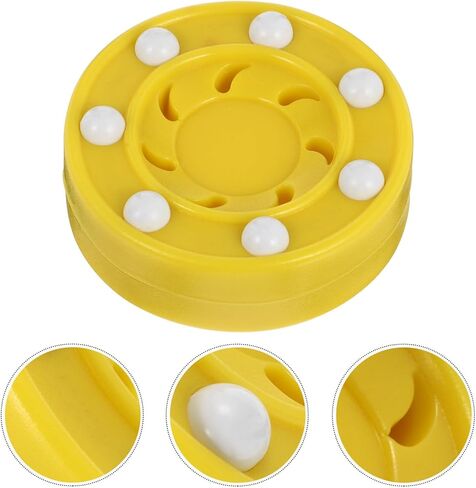 Zerodeko Roller Hockey Puck for Men and Women International Standard Game Puck with Smooth Glide for Indoor and Outdoor Training Synthetic Ice Ball for Professional Roller Hockey Practice in Saudi Arabia