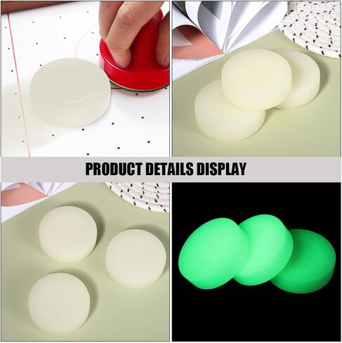 Ciieeo 10pcs Glow in The Dark Hockey Balls Ice Hockey Puck Toy Outdoor Indoor Training Puck for Kids in Saudi Arabia