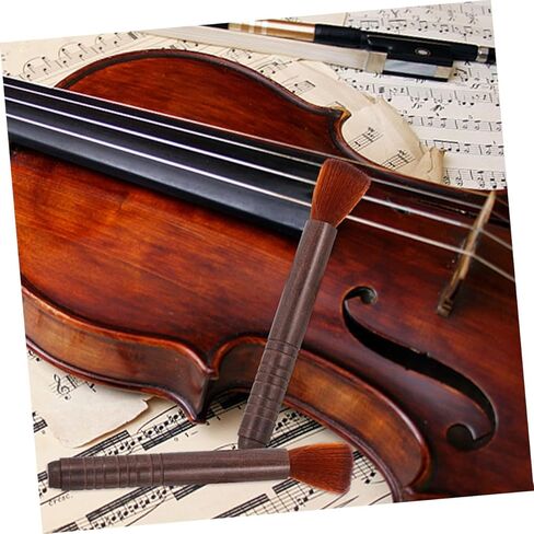 4pcs Erhu Cleaning Brush Set Wooden Rosin Dust Brush for String Instruments Violin Guzheng Effective Dust Removal Tools in Saudi Arabia
