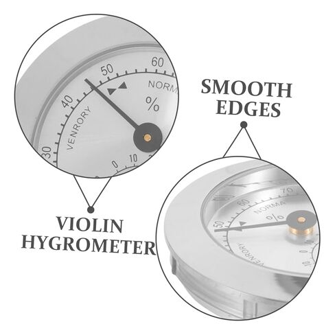 Vaguelly Hygrometer for Violin and Guitar Temperature and Humidity Accurate Monitoring Tool for Instrument Portable and Stylish Design Essential Violin Accessory in Saudi Arabia