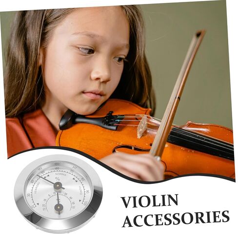 Vaguelly Hygrometer for Violin and Guitar Temperature and Humidity Accurate Monitoring Tool for Instrument Portable and Stylish Design Essential Violin Accessory in Saudi Arabia