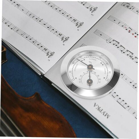 Vaguelly Hygrometer for Violin and Guitar Temperature and Humidity Accurate Monitoring Tool for Instrument Portable and Stylish Design Essential Violin Accessory in Saudi Arabia