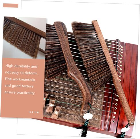 2pcs Guzheng Dust Removal Brush Soft Brush Cleaning Tool for Musical Instruments Guqin Cleaning Supply in Saudi Arabia