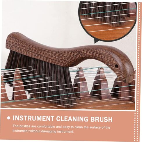 2pcs Guzheng Dust Removal Brush Soft Brush Cleaning Tool for Musical Instruments Guqin Cleaning Supply in Saudi Arabia