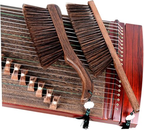 2pcs Guzheng Dust Removal Brush Soft Brush Cleaning Tool for Musical Instruments Guqin Cleaning Supply in Saudi Arabia