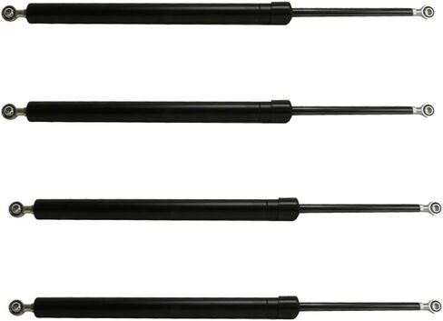 Mytee Products (2 Pack) Truck Tilt Hood Shock Absorber, 24" Long, Black Fits Freightliner M2-106 Replaces A17-20970-000, A17-16391-000, A99462 OEM in Saudi Arabia