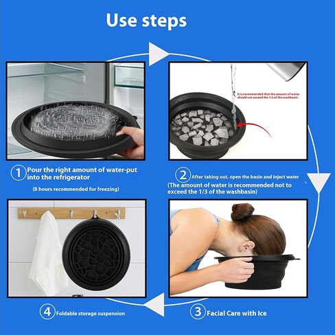 وعاء للوجه والحمام الجليدي وإكسسوارات الحمام والغسيل المحمول (أ) in Kuwait
