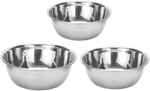 3PCS Stainless Steel Medicine Bowls Iodine Bowls for Multi Purpose Use for Salons Labs Home Durable Easy to Clean in Saudi Arabia
