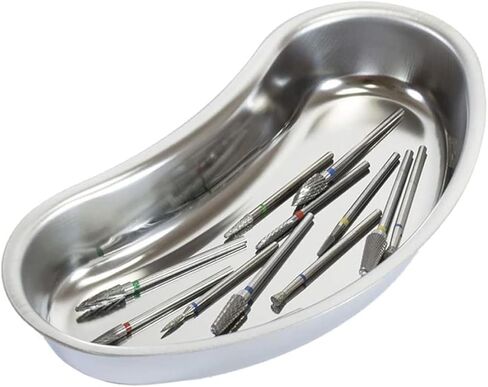 صينية من الفولاذ المقاوم للصدأ، حوض على شكل كلية، طبق معدني قابل لإعادة الاستخدام، صينية من الفولاذ المقاوم للصدأ in Kuwait