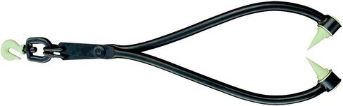 Timber Tuff Swivel Grab Skidding Tongs, 32-Inch Heavy-Duty Steel Logging Tool with 360-Degree Swivel Hook and Sharp Grip Teeth, TMW-04SS, Black in Kuwait