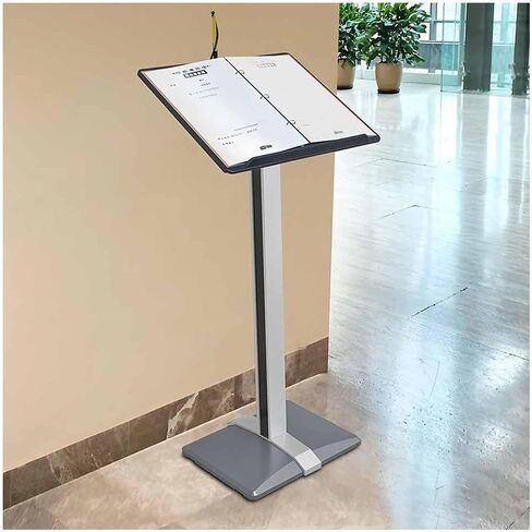 Sign Holder Stand - Detachable Page Turning, Punch Design Indoor Outdoor Standing Display - Notice Bulletin Stands for Business, Retail & Events in Saudi Arabia