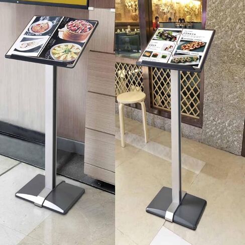 Sign Holder Stand - Detachable Page Turning, Punch Design Indoor Outdoor Standing Display - Notice Bulletin Stands for Business, Retail & Events in Saudi Arabia