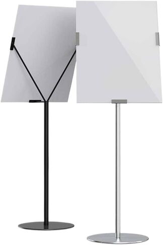 Sign Holder Stand - 1 PC Adjustable Aluminum Floor Standing Picture Frame - Poster Display Holder for Business & Trade Shows(Black,52x70x164 cm) in Saudi Arabia