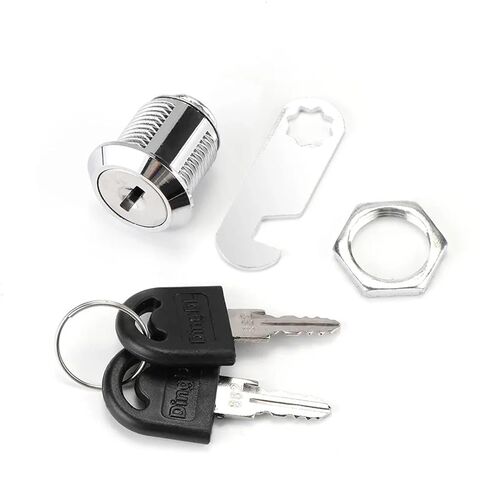 Same Key 16/20/25/30mm Drawer Furniture Hardware Door Cabinet for Office Desk Letter Box Cam Locks 1Pcs(25mm Many Open) in Saudi Arabia