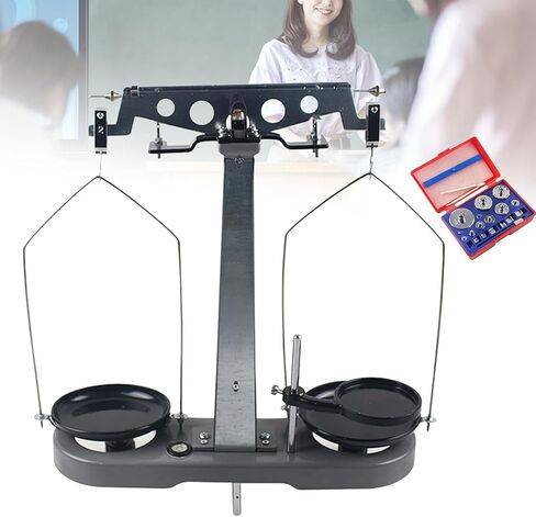 Mechanical Balance, 500g 0.02g/1000g 0.05g Benchtop Balance Scale with Weights for Physical Mechanics Experimental Equipment Teaching Aids,1000g in Kuwait