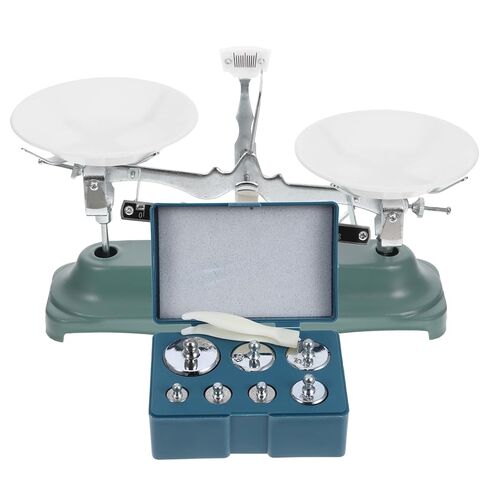 Zerodeko Portable Three-Rod Balance Scale with Weights and Tray Precise Scientific Balance Tool for Laboratory Teaching Mechanical Scale for Student Experiments and Calibration in Saudi Arabia