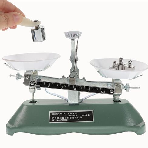 Precision Laboratory Balance Scale Weighing Tool with Weights and Tweezers for Teaching and Scientific Experiments in Saudi Arabia
