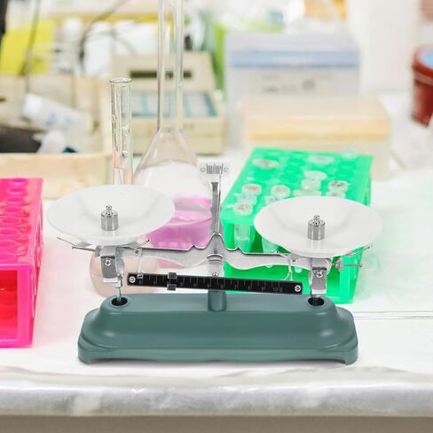 Laboratory Balance Scale with Weights for Teaching Scientific Experiments Accurate Measurement Tool for Chemistry Physics in Saudi Arabia