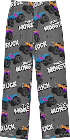 Pajama Pants Pajama Bottoms Soft Pjs Elastic Waist Lounge Pants 6-14Y in Kuwait