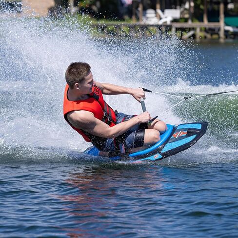 O’Brien Voodoo Kneeboard – Rotomolded Learn & Ride Kneeboard with Quad Molded Fins, ¾″ EVA Comfort Pad & 3″ Padded Strap in Saudi Arabia