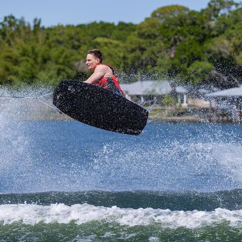 O’Brien Voodoo Kneeboard – Rotomolded Learn & Ride Kneeboard with Quad Molded Fins, ¾″ EVA Comfort Pad & 3″ Padded Strap in Saudi Arabia
