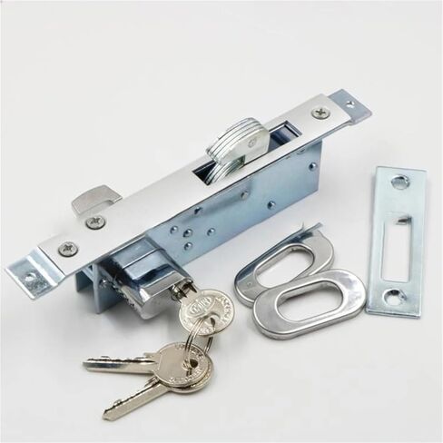 Door Hook Lock Sliding Replacement with Keys 35-55MM 1Pcs in Saudi Arabia