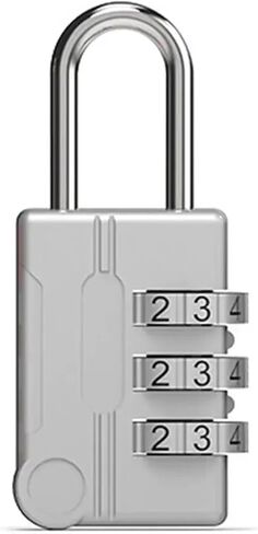 Mini 3 Dial Digit Password Padlock Trolley Case Lock Cabinet Zipper 1Pcs(8) in Saudi Arabia