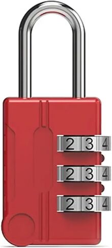 Mini 3 Dial Digit Password Padlock Trolley Case Lock Cabinet Zipper 1Pcs(8) in Saudi Arabia