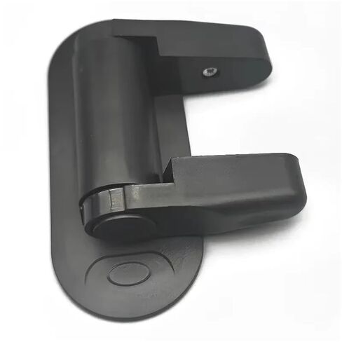 Universal Door Lever Lock Rotation Proof Adhesive Latch Multi-Functional 1Pcs(Black Double) in Saudi Arabia