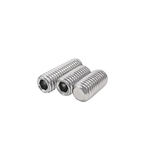 2pcs M12 Flat End Allen Screw Socket Set Grup Grups Precision Bolt Stainless Steel Bolts GB77 12mm-50mm Long(M12x45mm) in Saudi Arabia