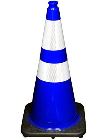 28" JBC Traffic Cone with Reflective Collars, 7lbs in Saudi Arabia