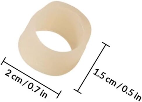 مجموعة واقيات أظافر جوزينج سيليكون قابلة للتعديل مكونة من 8 قطع لليد اليمنى، حجم متوسط ​​للأعمار من 8 إلى 16 عامًا، لون اللحم مع أغطية أظافر إضافية، ملحقات لعب جوزينج للأصابع in Kuwait