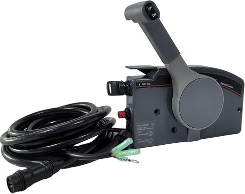 Left Hand For YAMAHA 703 Remote control box Side Mount 10pin 703-48205-16 Outboard Engine with 16.5FT Harness Push to Open in Saudi Arabia