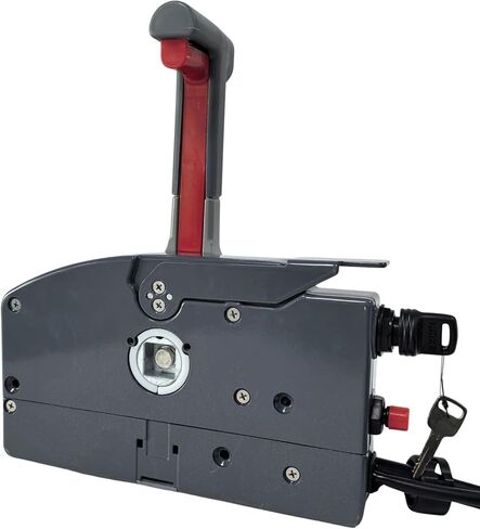 Left Hand For YAMAHA 703 Remote control box Side Mount 10pin 703-48205-16 Outboard Engine with 16.5FT Harness Push to Open in Saudi Arabia