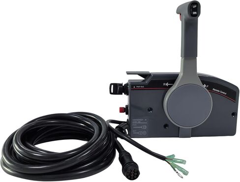 Left Hand For YAMAHA 703 Remote control box Side Mount 10pin 703-48205-16 Outboard Engine with 16.5FT Harness Push to Open in Saudi Arabia