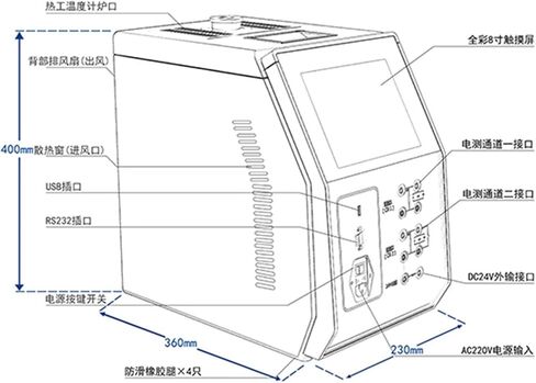 Arionyx 50℃ - 650℃ Smart Intelligent Portable Dry Block Temperature Calibrator H-650S(50C-300C 220V) in Saudi Arabia