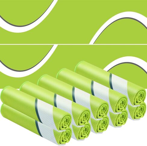 12 Pcs Tennis Cooling Towels 40"x12" Sport Towels Breathable Chilly Ice Towel Fast Drying Microfiber Towel for Coach Team Gift Sport Party Favors in Saudi Arabia