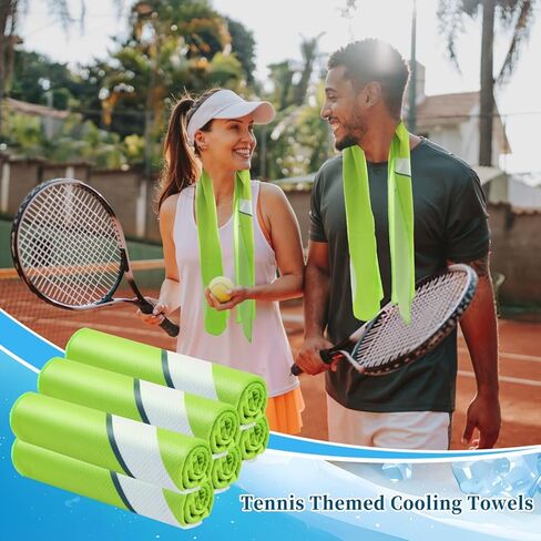 12 Pcs Tennis Cooling Towels 40"x12" Sport Towels Breathable Chilly Ice Towel Fast Drying Microfiber Towel for Coach Team Gift Sport Party Favors in Saudi Arabia