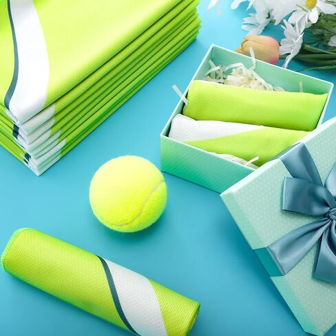 12 Pcs Tennis Cooling Towels 40"x12" Sport Towels Breathable Chilly Ice Towel Fast Drying Microfiber Towel for Coach Team Gift Sport Party Favors in Saudi Arabia