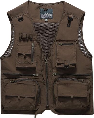 سترة Sobrisah للرجال والنساء لصيد الأسماك في الهواء الطلق، سترات تصوير فوتوغرافي للسفر والسفاري، صدرية مطابقة للعائلة للتنزه سيرًا على الأقدام in Kuwait